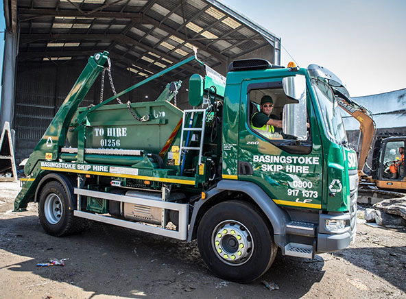 Basingstoke Skip Hire lorry